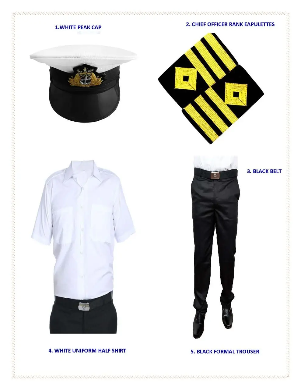 Chief Officer Full Uniform Set