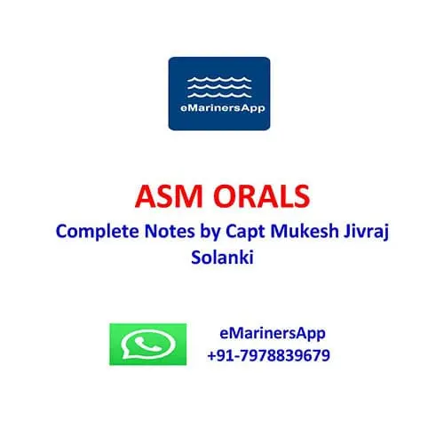 Complete Notes by Capt Mukesh Jivraj Solanki ASM ORALS NOTES
