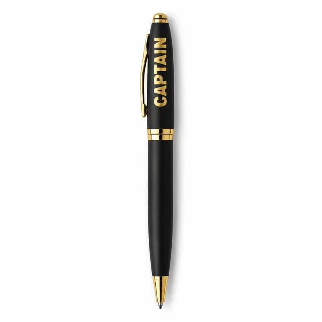 Captain Premium Metal Ball Black Pen