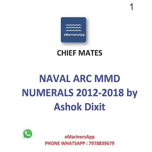 Naval Arc MMD Numerals 2012 to 2018 by Ashok Dixit Phase I Notes