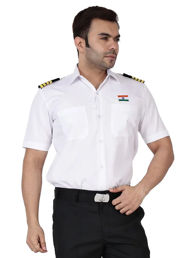 White Uniform with INDIAN Flag 🇮🇳