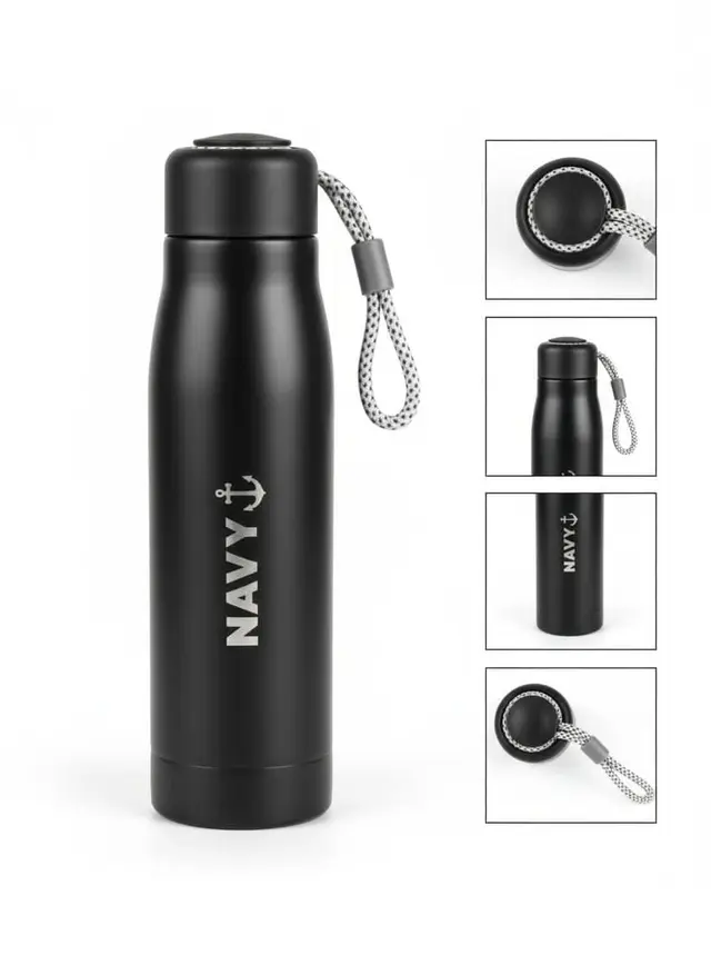 Navy Water Bottle