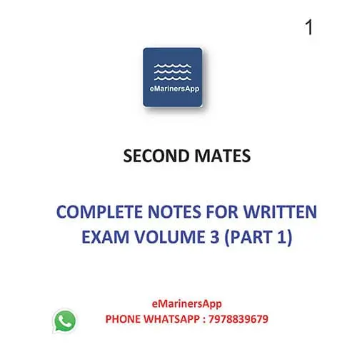 Complete Notes For Written Exam Volume 3 Second Mate Notes