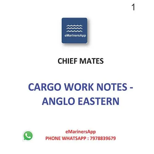cargo work notes Anglo eastern