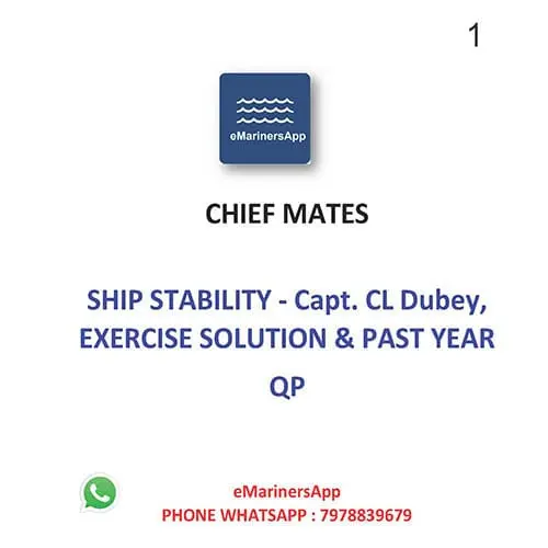 Ship Stability - Past year question paper solution