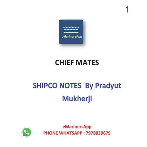 ShipCo notes By Pradyut Mukherji PHASE I NOTES