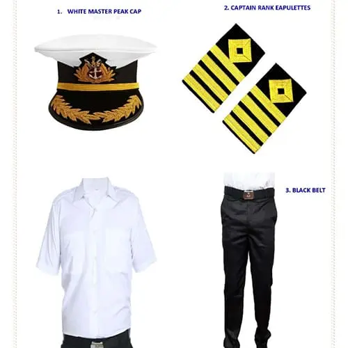 Captain Full Uniform Set