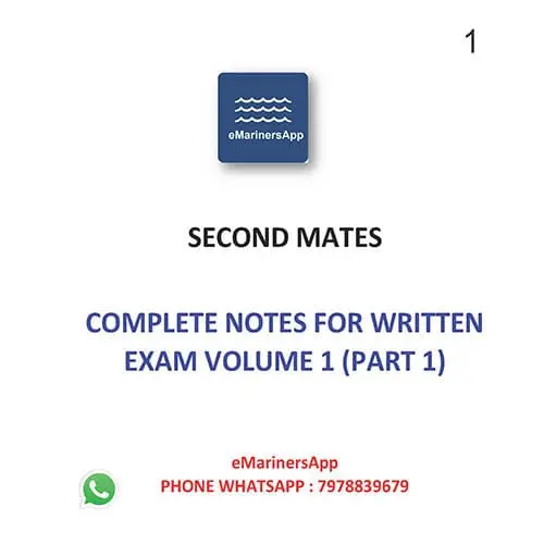 Complete Notes For Written Exam Volume 1 Second Mate Notes