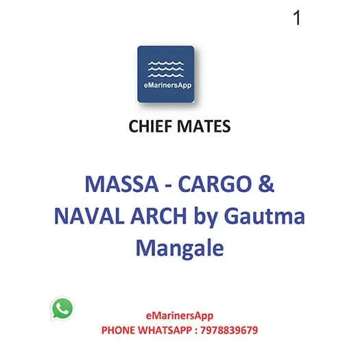 Massa Cargo & Naval Arch by Gautma Mangale PHASE I NOTES