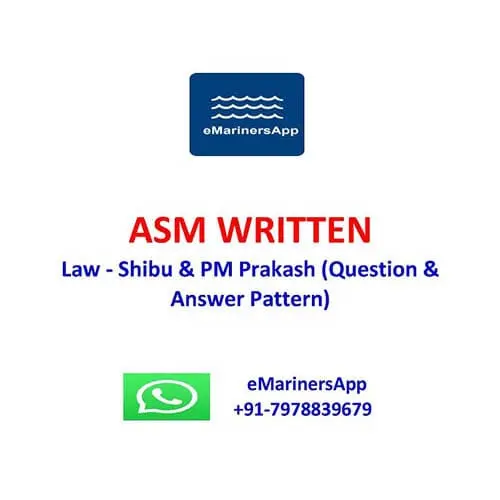 Law - Shibu & PM Prakash (Question & Answer Pattern) ASM WRITTEN