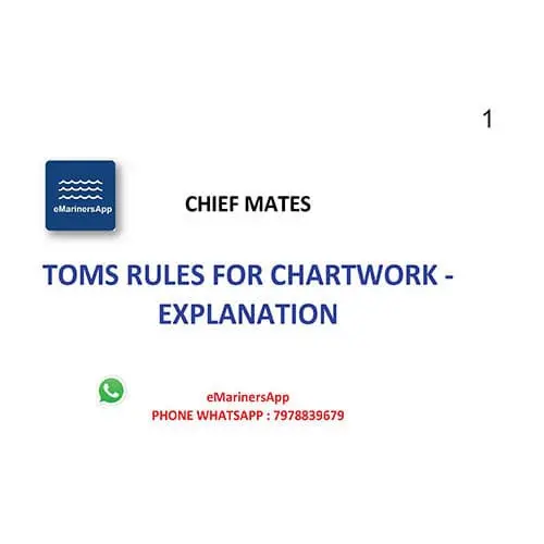 Toms Rules for Chartwork Explanation PHASE 1 NOTES