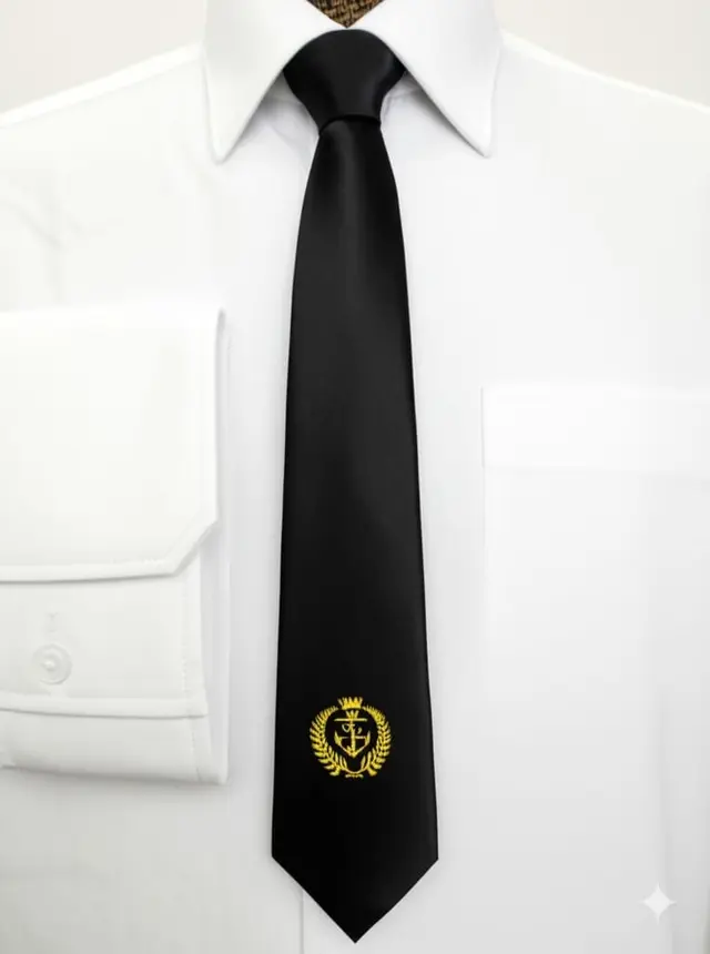 Merchant navy Tie Anchor With Loreals