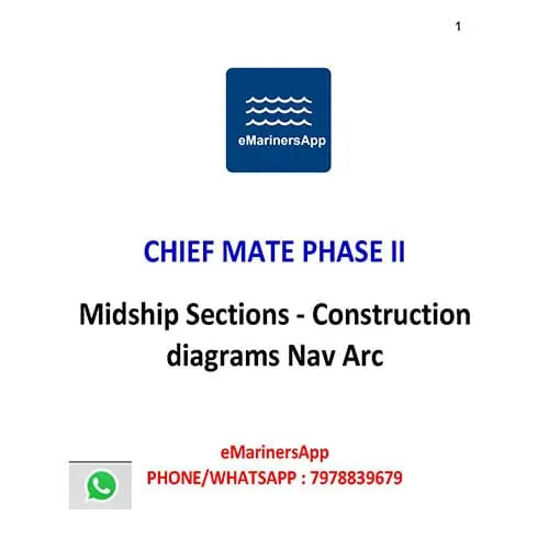 Midship Sections Construction diagrams Nav Arc FIRST MATE PHASE II NOTES