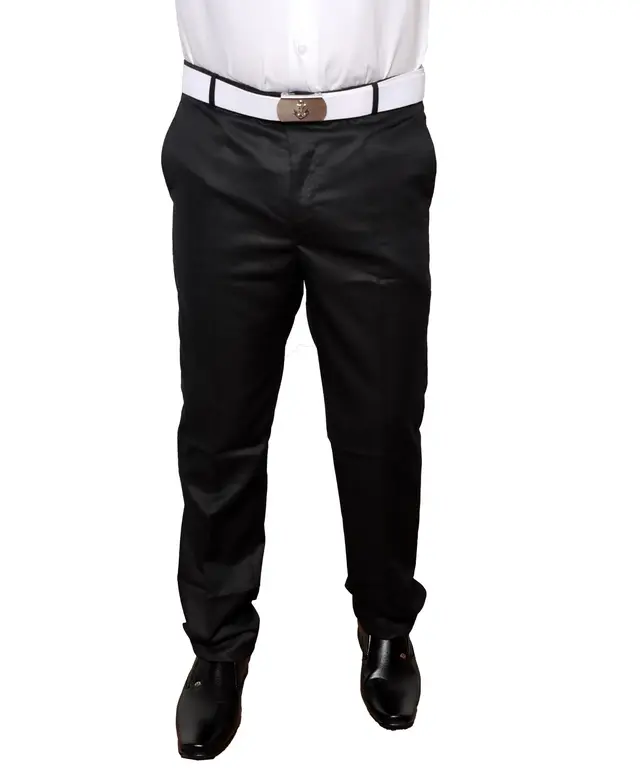 Merchant Navy Black Trouser
