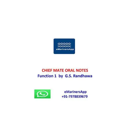 Function 1 G S Randhawa Color Print Out Chief Mate Oral Notes 