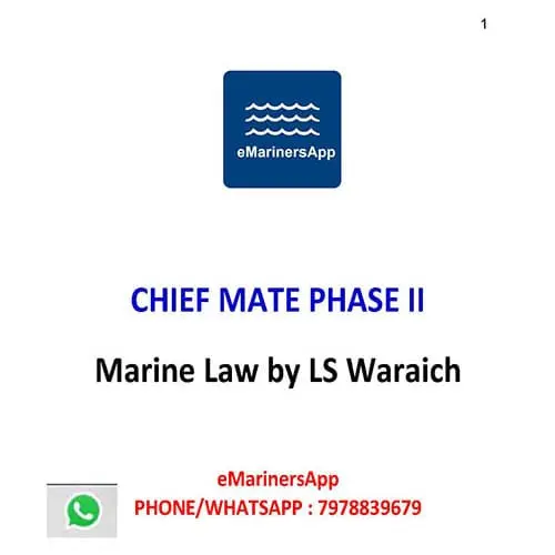 Marine Law by LS Waraich