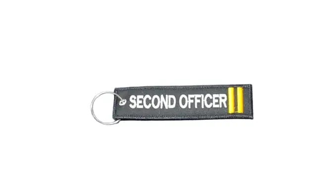 Second Officer Keychains - Embroidered Fabric