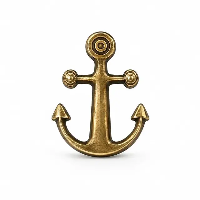 Anchor Antique Brooch