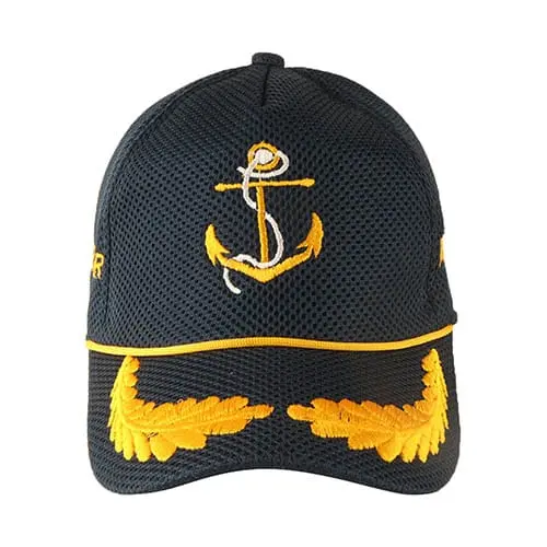 Mariner Master Black Anchor Cap