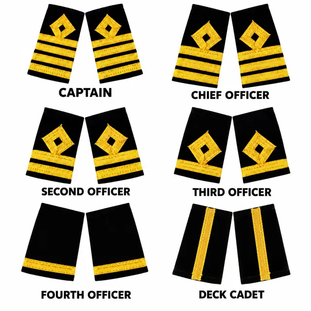 Deck Officer Soft Epaulettes - Diamond