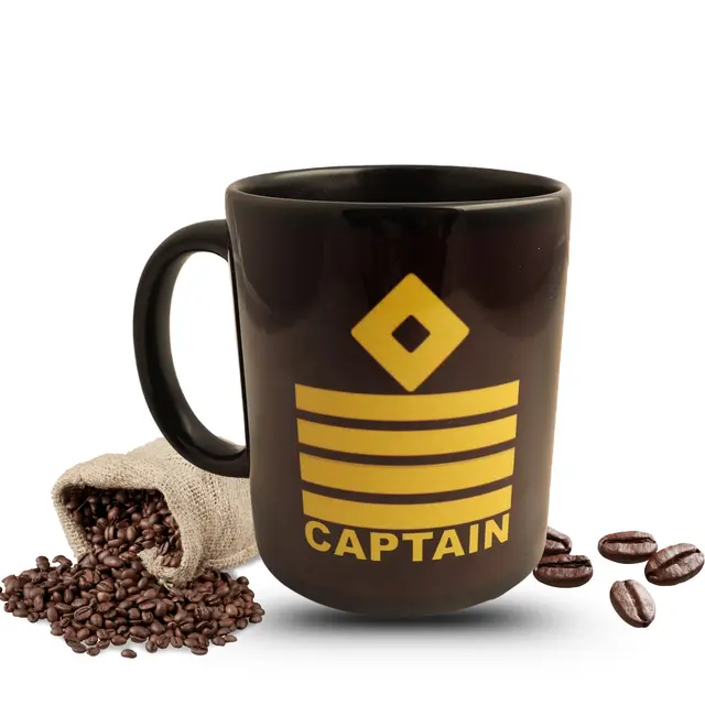 Captain Black Ceremic coffee mug