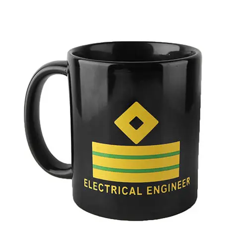ETO Black Ceremic coffee mug