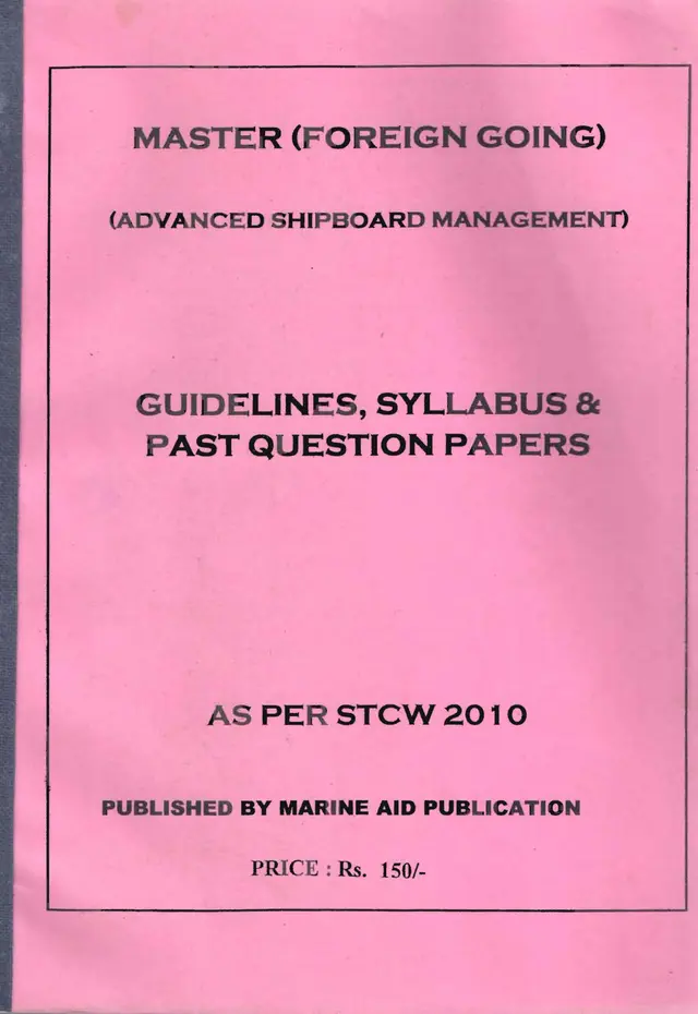 Master F.G. Guidelines, Syllabus & Past Question Papers