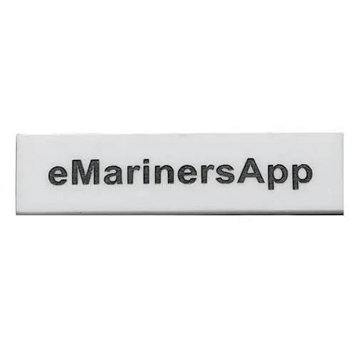 White Color Name Plate With out Lamination